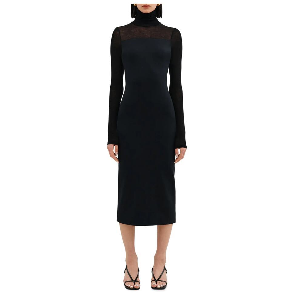 NEW Two Lines by Marcella Toronto Long Sleeve Turtleneck Dress Size Large